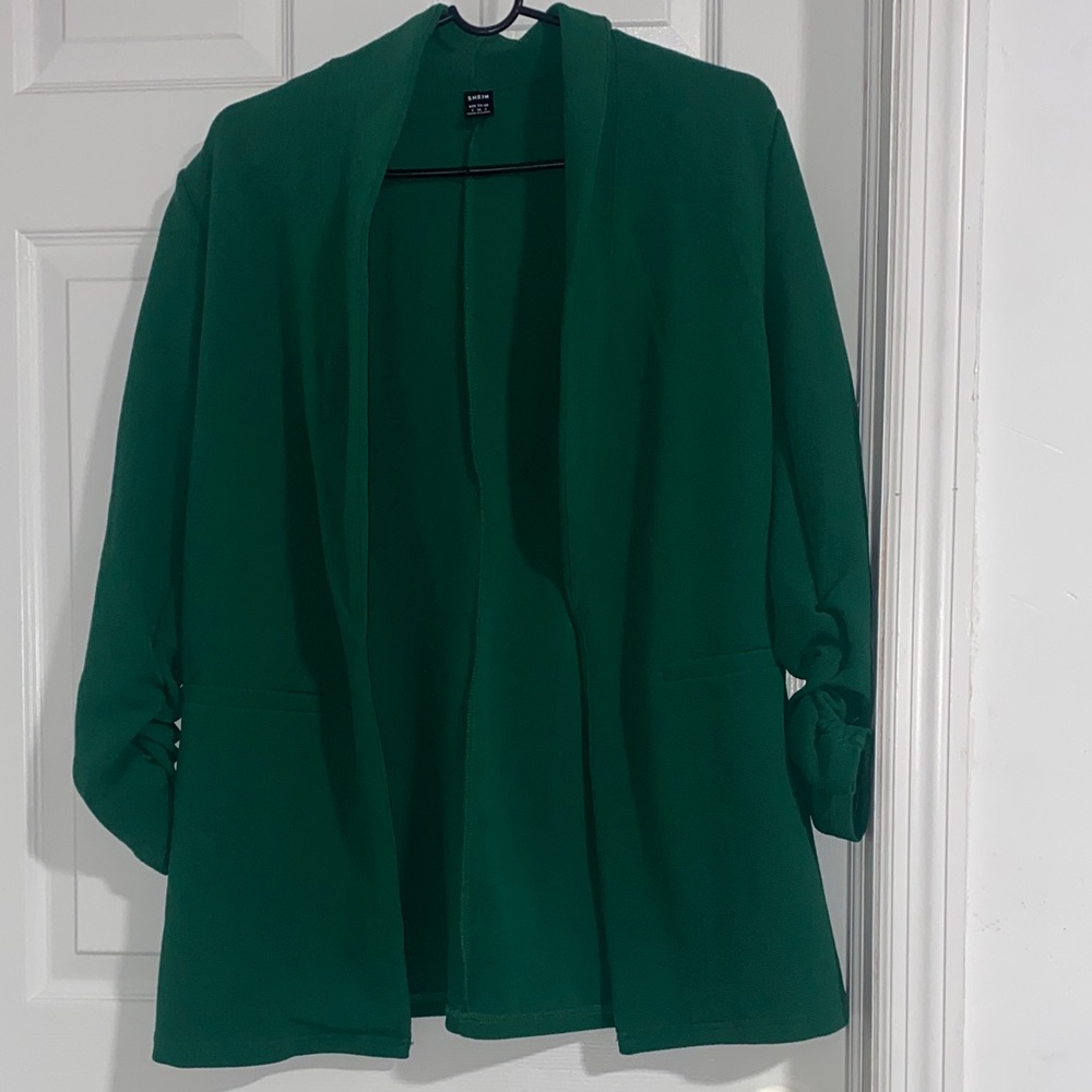 SHEIN Emerald Green Women's Blazer